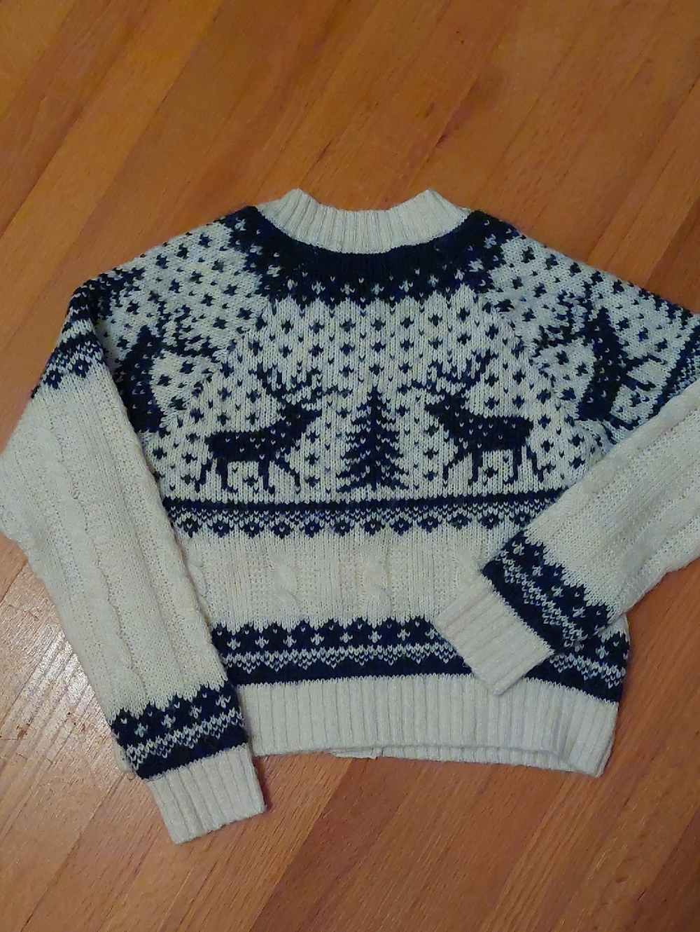 Bundle Abercrombie Sloan Pants 00 & J Crew L.L.Bean Old Navy Handknit Sweaters - Picture 4 of 16